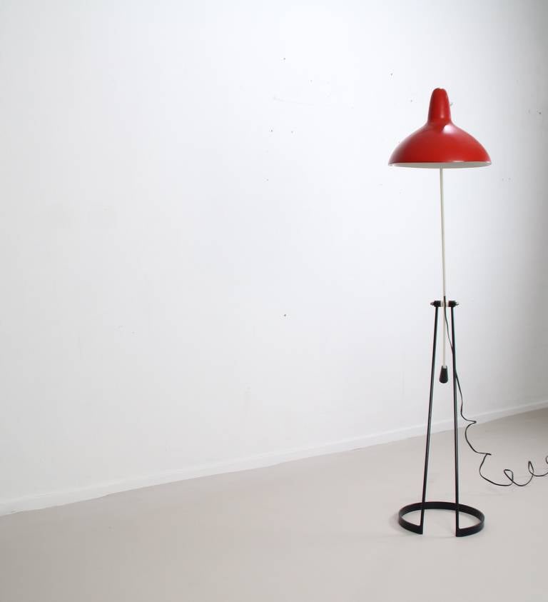 Original 1950s Floor Lamp by Floris H. Fiedeldij for Artimeta, Holland For Sale 3