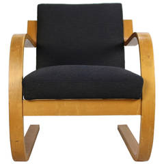 Original Vintage 34/402 Alvar Aalto Cantilever Chair, Made in Finland