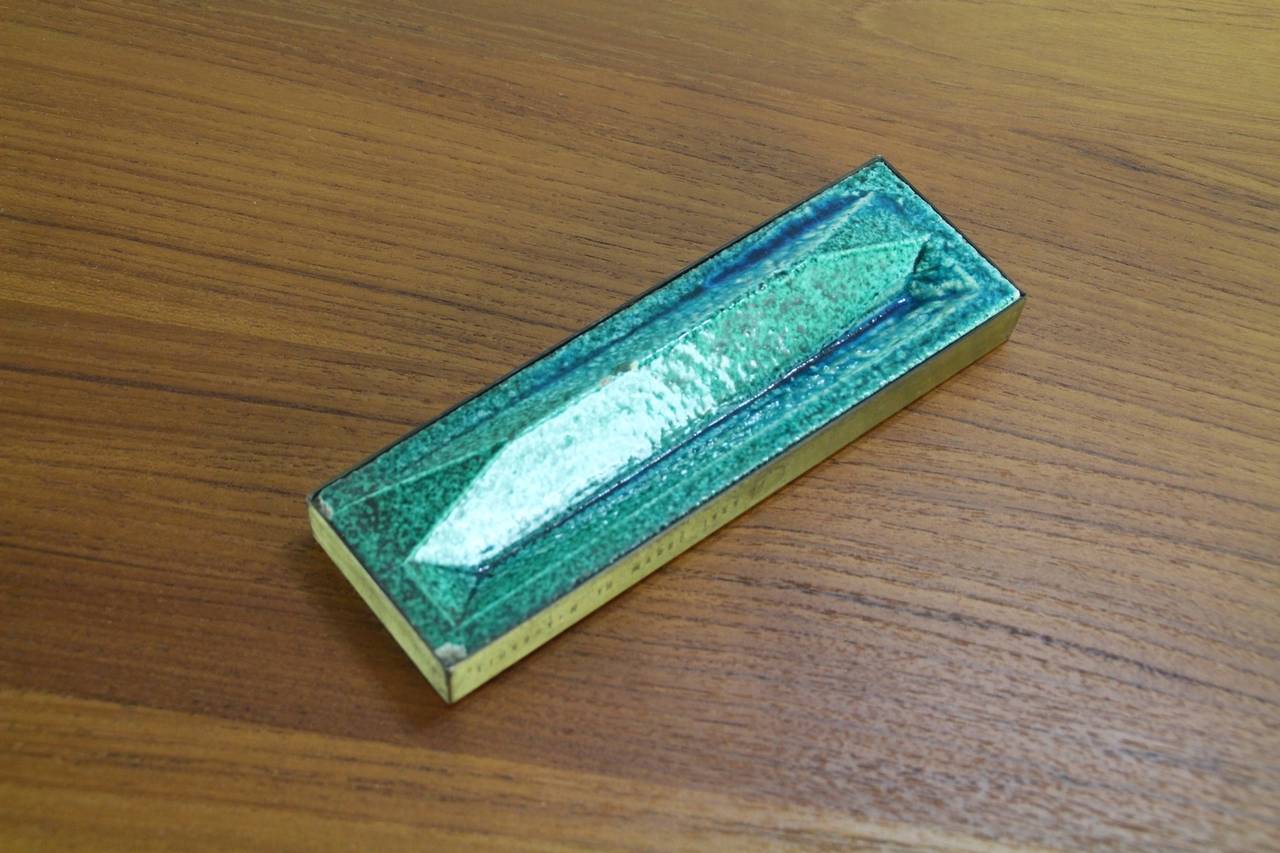 Dutch Gio Ponti Ceramic Penholder for De Bijenkorf Netherlands For Sale