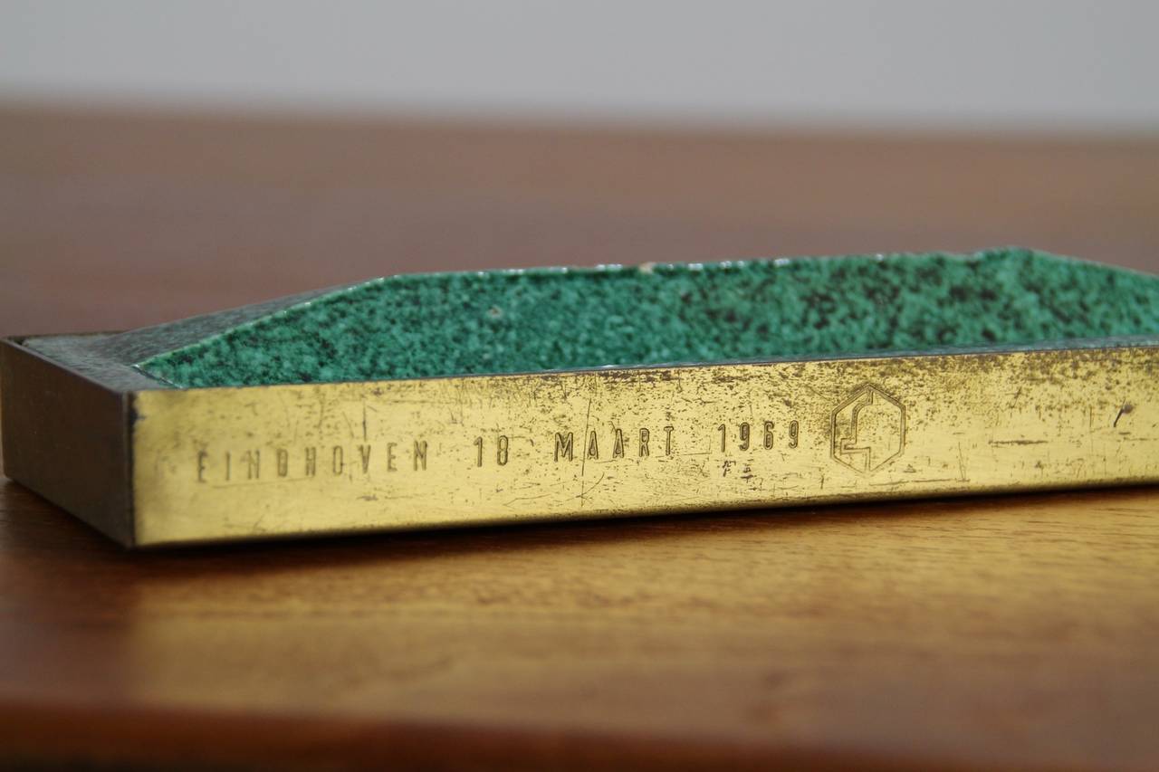 Gio Ponti Ceramic Penholder for De Bijenkorf Netherlands In Good Condition For Sale In Staphorst, NL