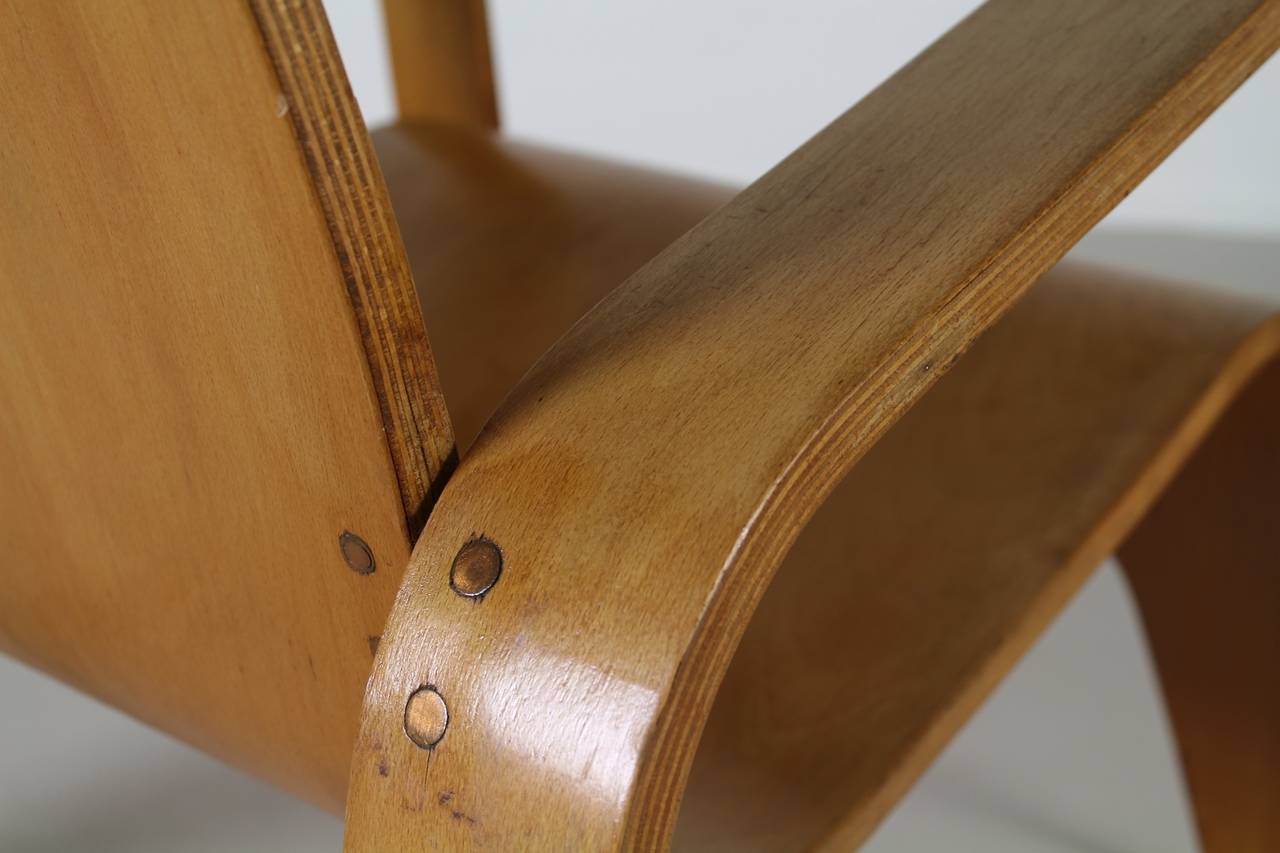 Metà XX secolo Han Pieck Lounge Chair per Lawo Ommen, Paesi Bassi in vendita