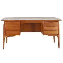 Danish Designers Svend Aage Madsen Teakwood Desk