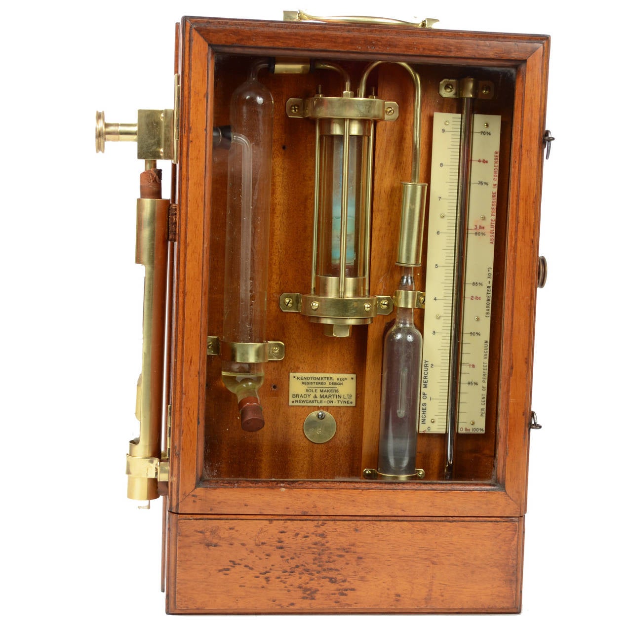 20th Century Kenotometer Signed Brady & Martin Ltd Newcastle-on-Tyne, Early 1900