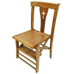 Church Chair - Prie-dieu 1950s 12