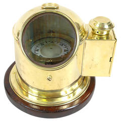 Brass Binnacle for Lifeboat 1920s 9