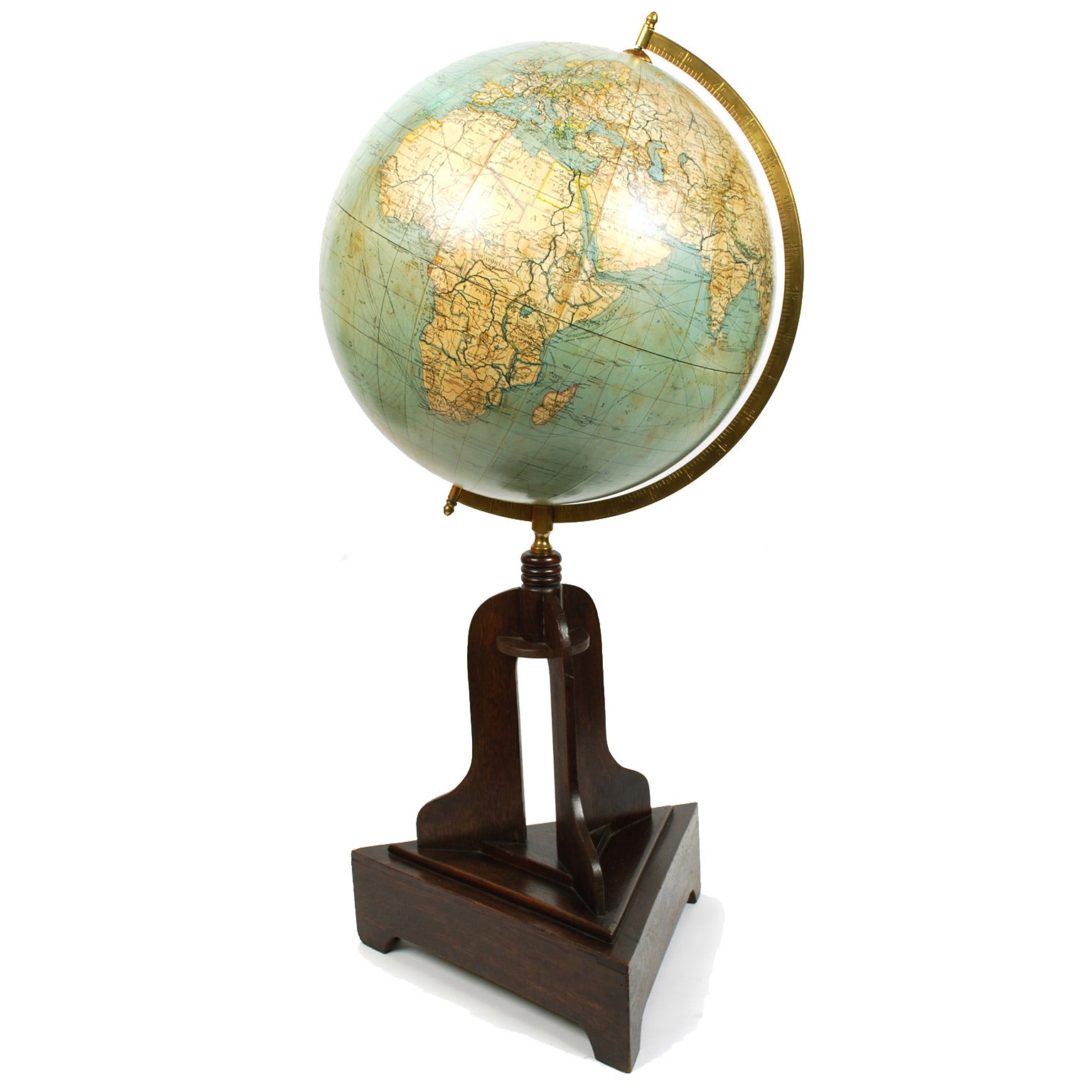 An Highly Unusual American Terrestrial Globe at 1stdibs