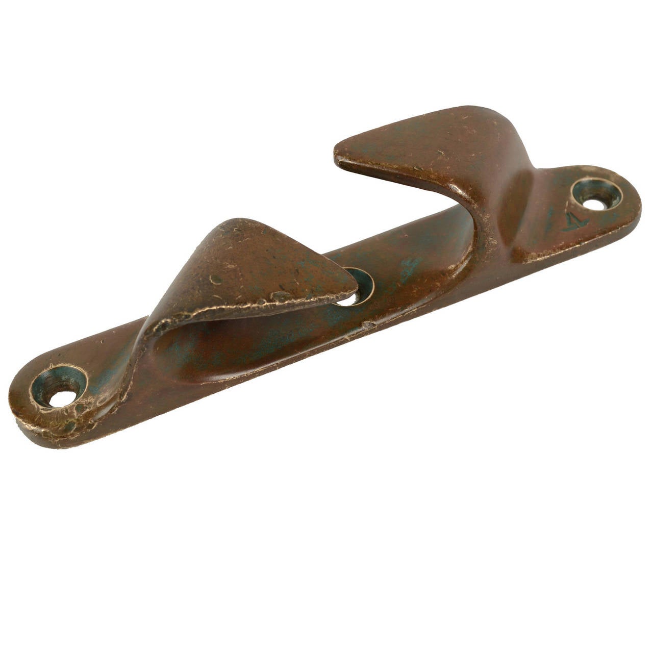 Bronze nautical fairlead used to prevent the unhooking of ropes. France 1920s. Width cm 20 - inches 7.87. Very good condition. Shipping insured by Lloyd's London; it is available our free gift box (look at the last picture).