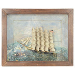 Nautical Diorama, made in France in 1920s 10