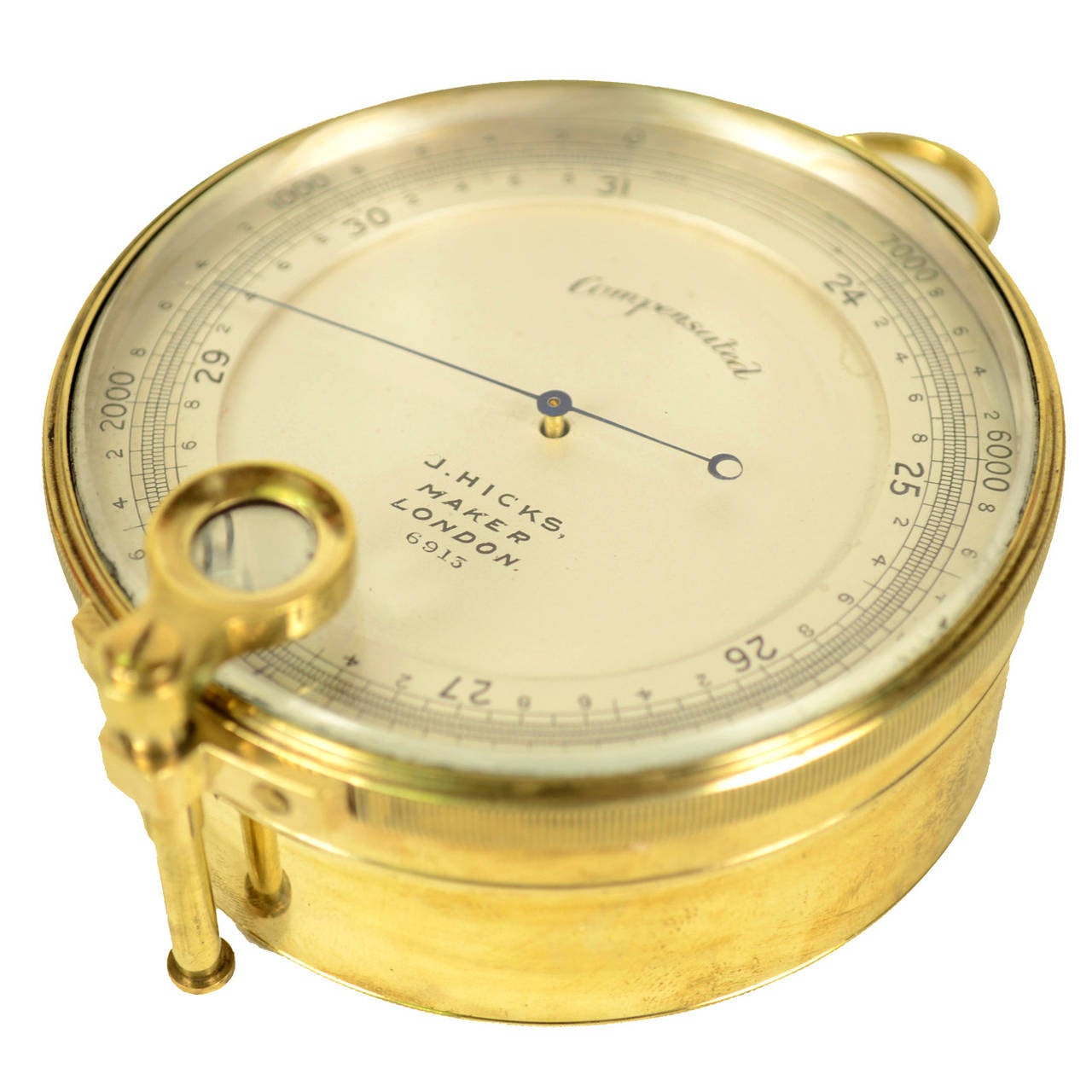 English Pocket Barometric Altimeter, circa 1904 at 1stdibs