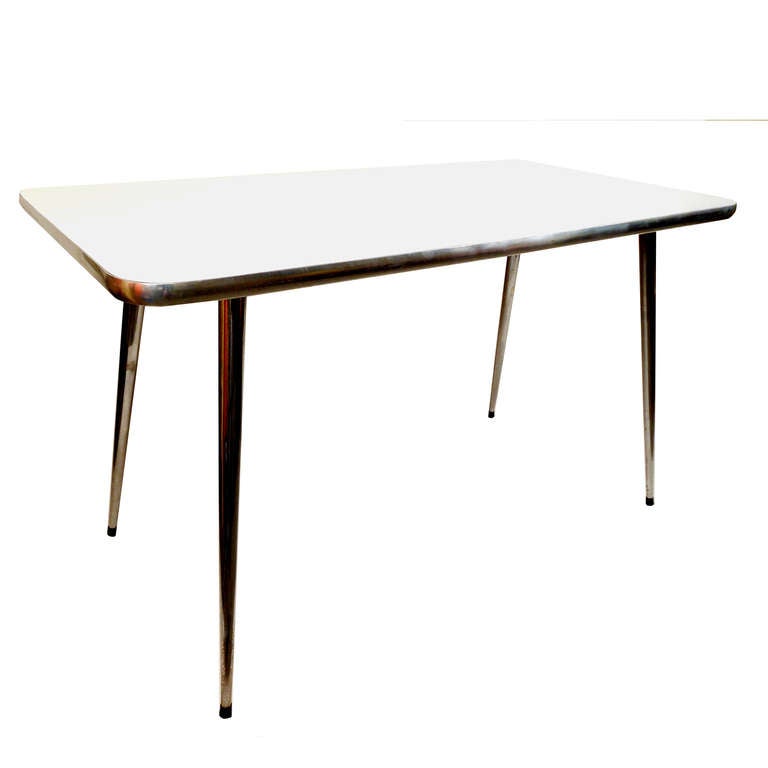 Italian vintage table, Formica, 1950's For Sale at 1stdibs
