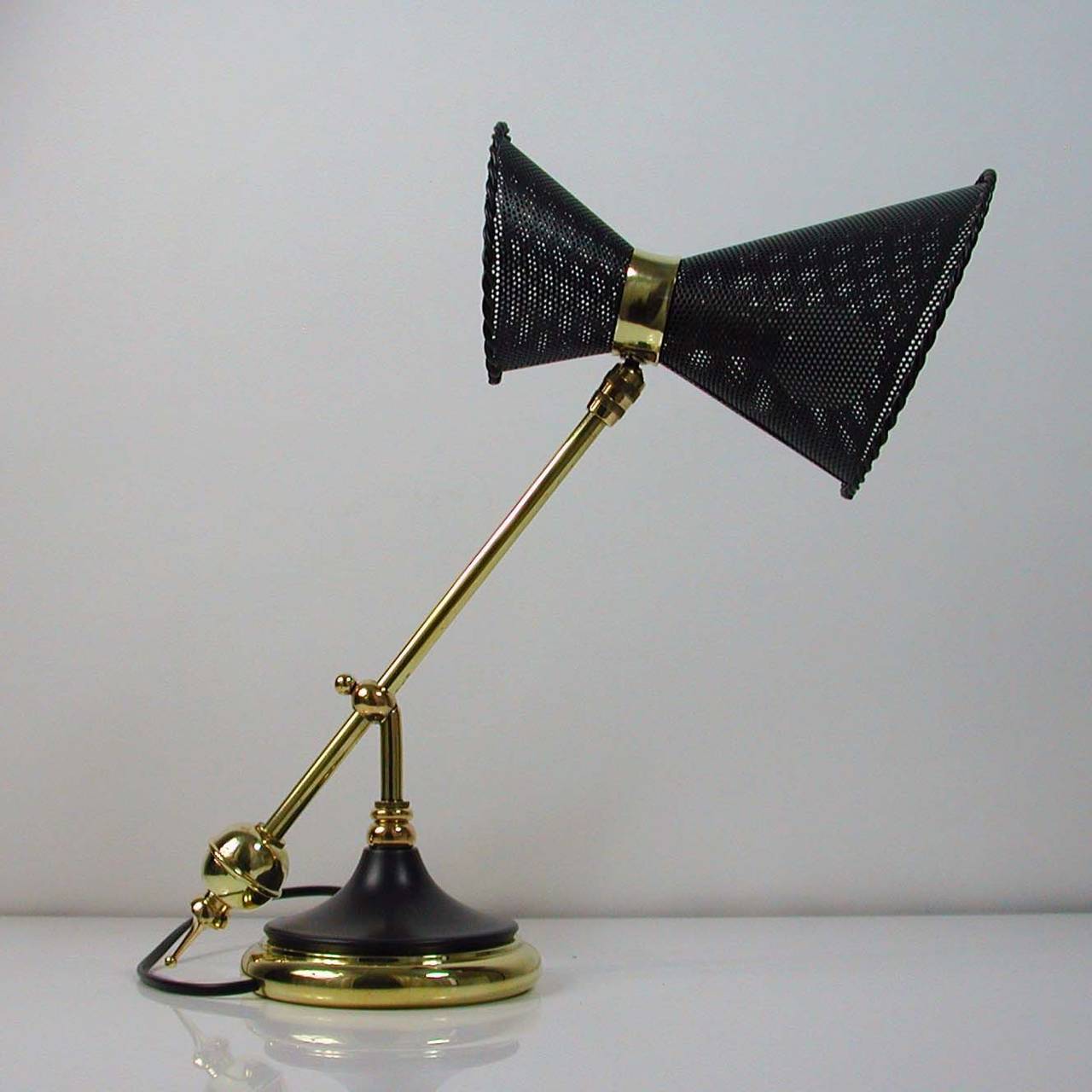 Mid-20th Century 1950s Mid Century French Mathieu Mategot Table Lamp