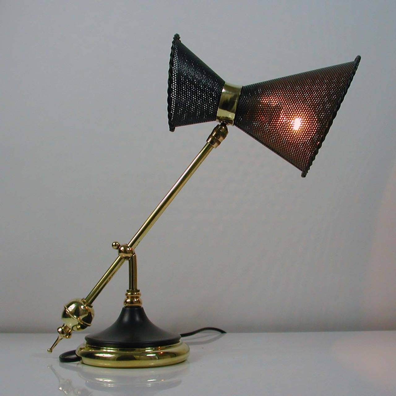 1950s Mid Century French Mathieu Mategot Table Lamp 2