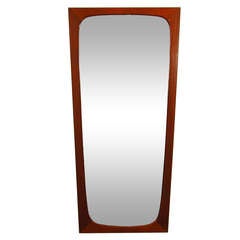 Mid Century Teak Danish Wall Mirror ~ Aksel Kjersgaard 1960s