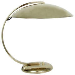 1930s Art Deco Bauhaus Hillebrand Desk Lamp Table Lamp Brass