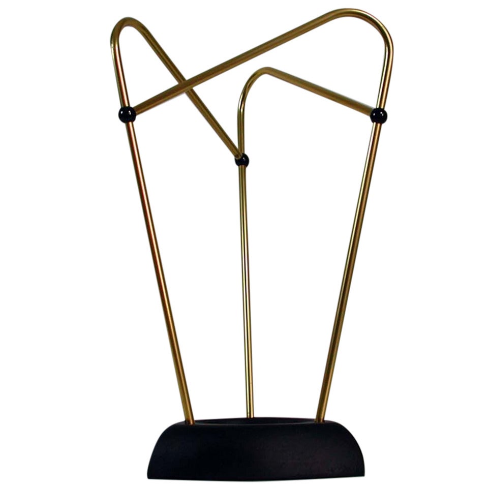 Italian Mid Century 1950s Asymmetric Triangle Umbrella Stand