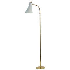 1950s Italian Mid Century Gooseneck Floor Lamp