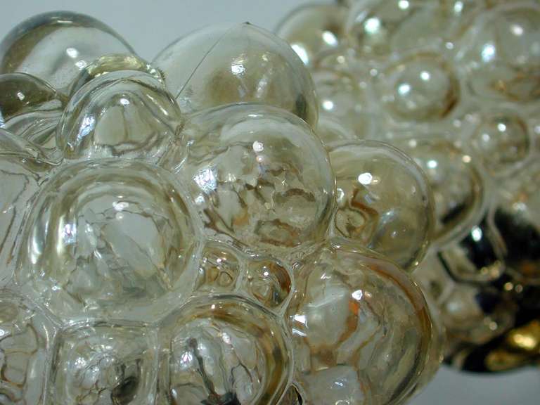 amber bubble glass