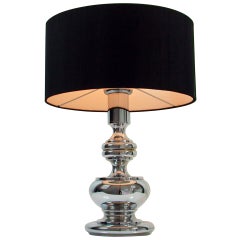 Mid-Century 1960-1970s Chrome Bubble Table Lamp