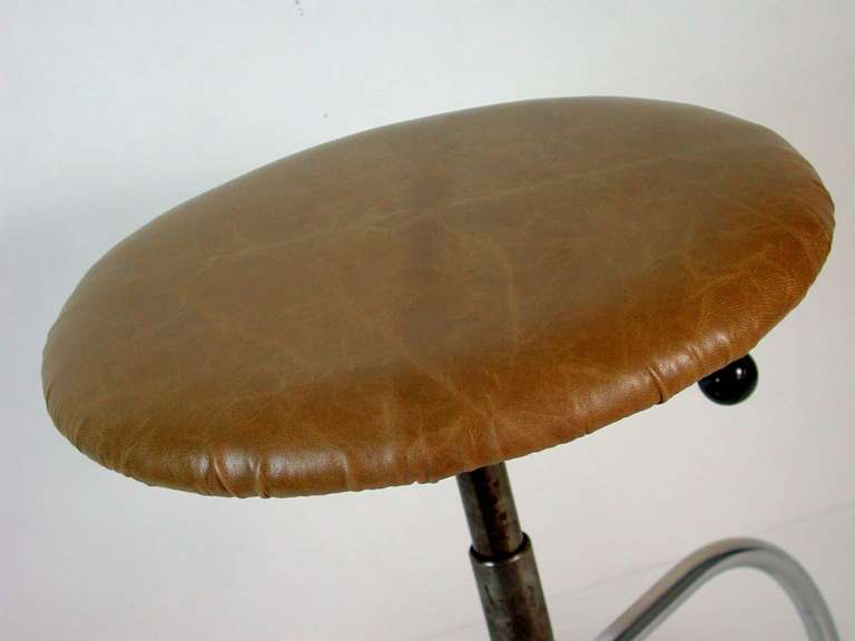 Egon Eiermann for Wilde & Spieth, 1950s Industrial Work Stool SE43