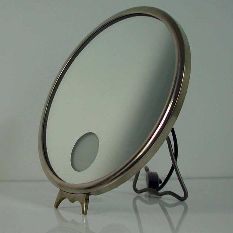 French Art Deco Illuminated Vanity Mirror Le Mirophar by Brot at 1stDibs