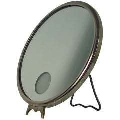French Art Deco Illuminated Vanity Mirror Le Mirophar by Brot