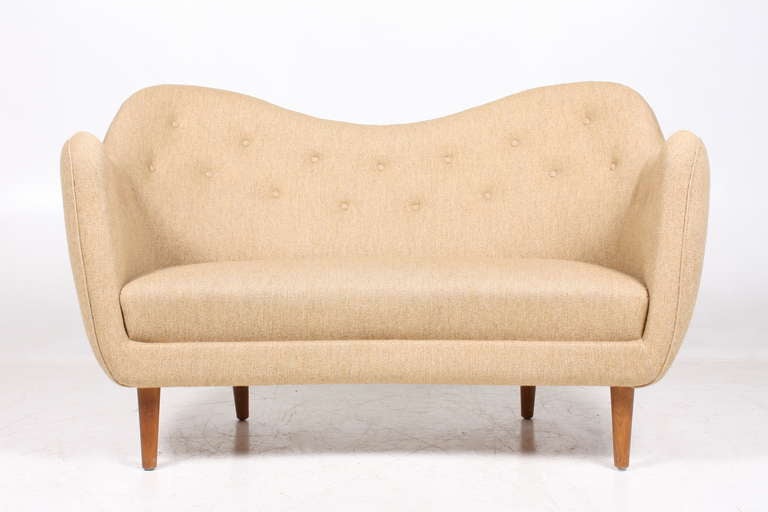 Poet sofa by Maa. Finn Juhl - Made by Bovirke Copenhagen Denmark. Great original condition