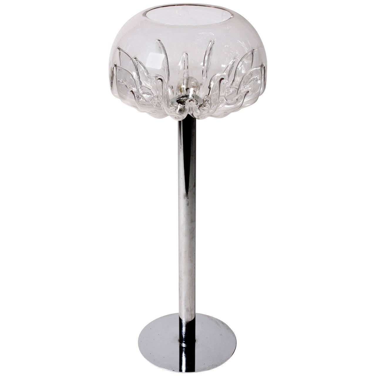 Art Glass Floor Lamp For Sale at 1stdibs