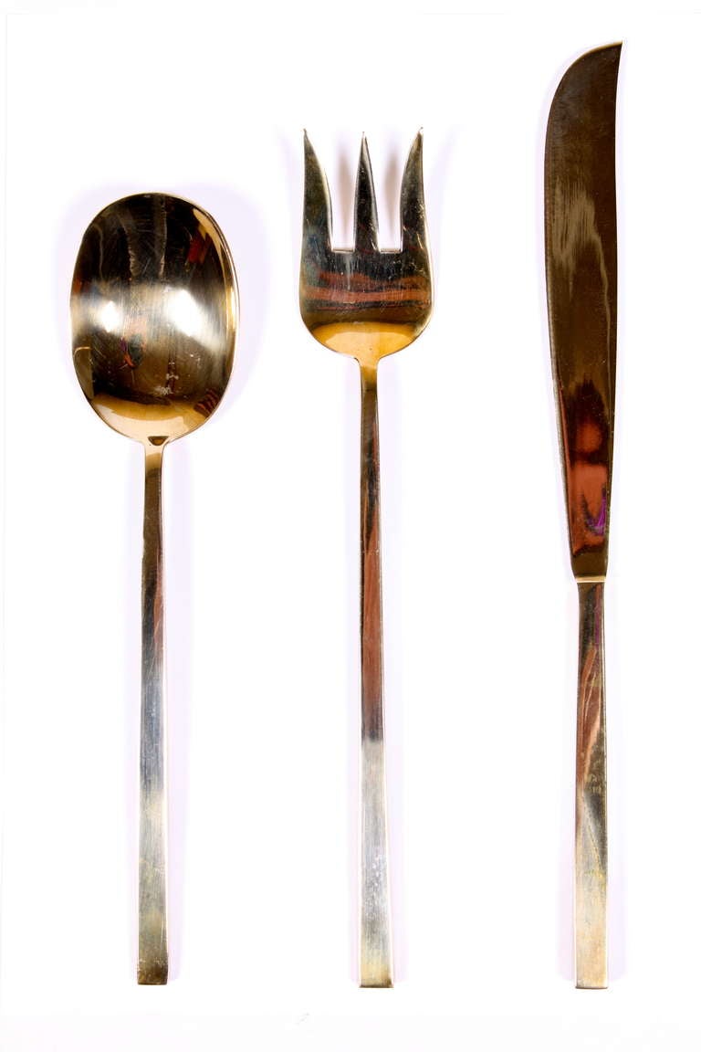 Scandinavian Modern Scanline Cutlery by Sigvard Bernadotte