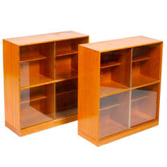Pair of Display Cabinets by Mogens Koch 7