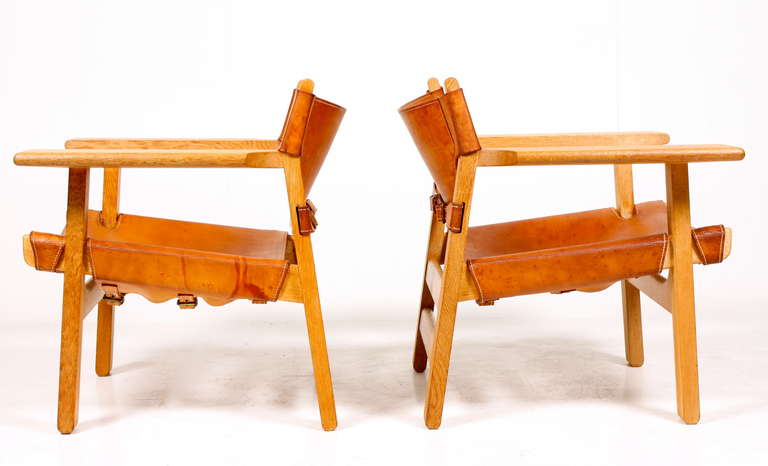 Mid-20th Century Pair of Spanish Chairs