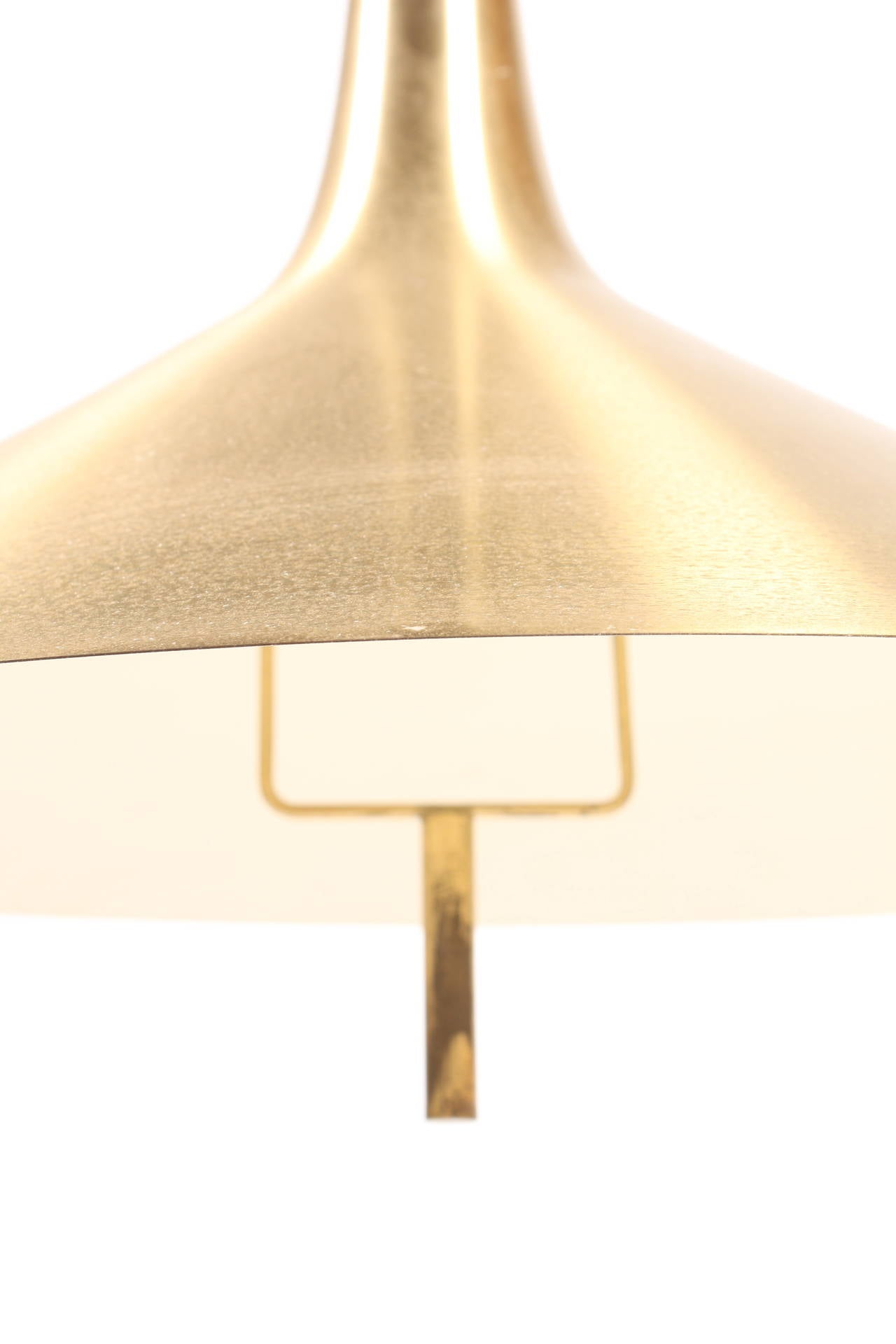 Mid-20th Century Danish Ceiling Lamp in Brass  For Sale