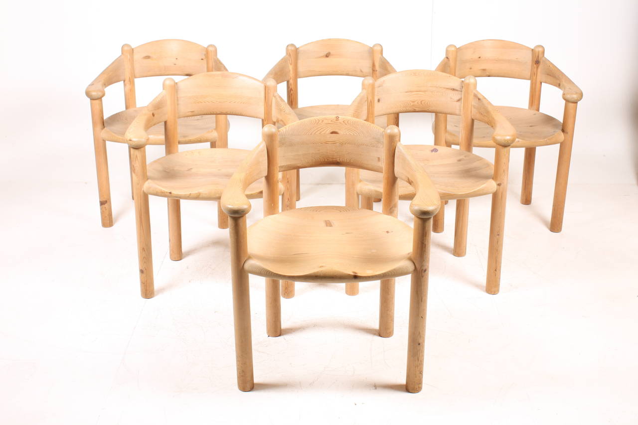 Group of Dining Chairs in Pine 4