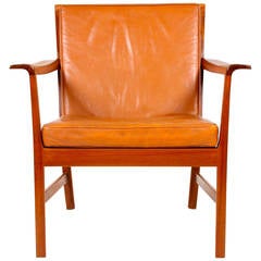 Elegant Easy Chair by Ole Wanscher