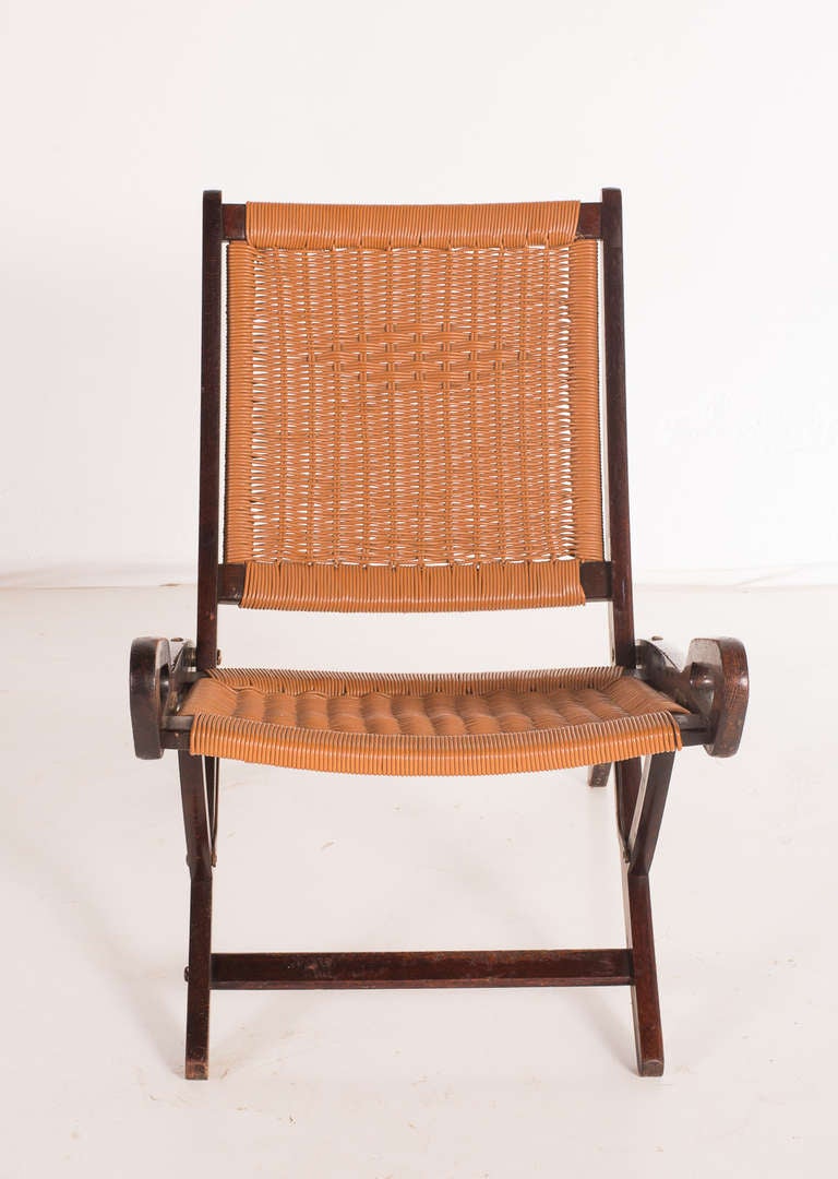 1958 Folding Lounge Chairs by Gio Ponti In Good Condition In Pollenza, IT