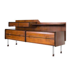 Italian rosewood sideboard 1960's