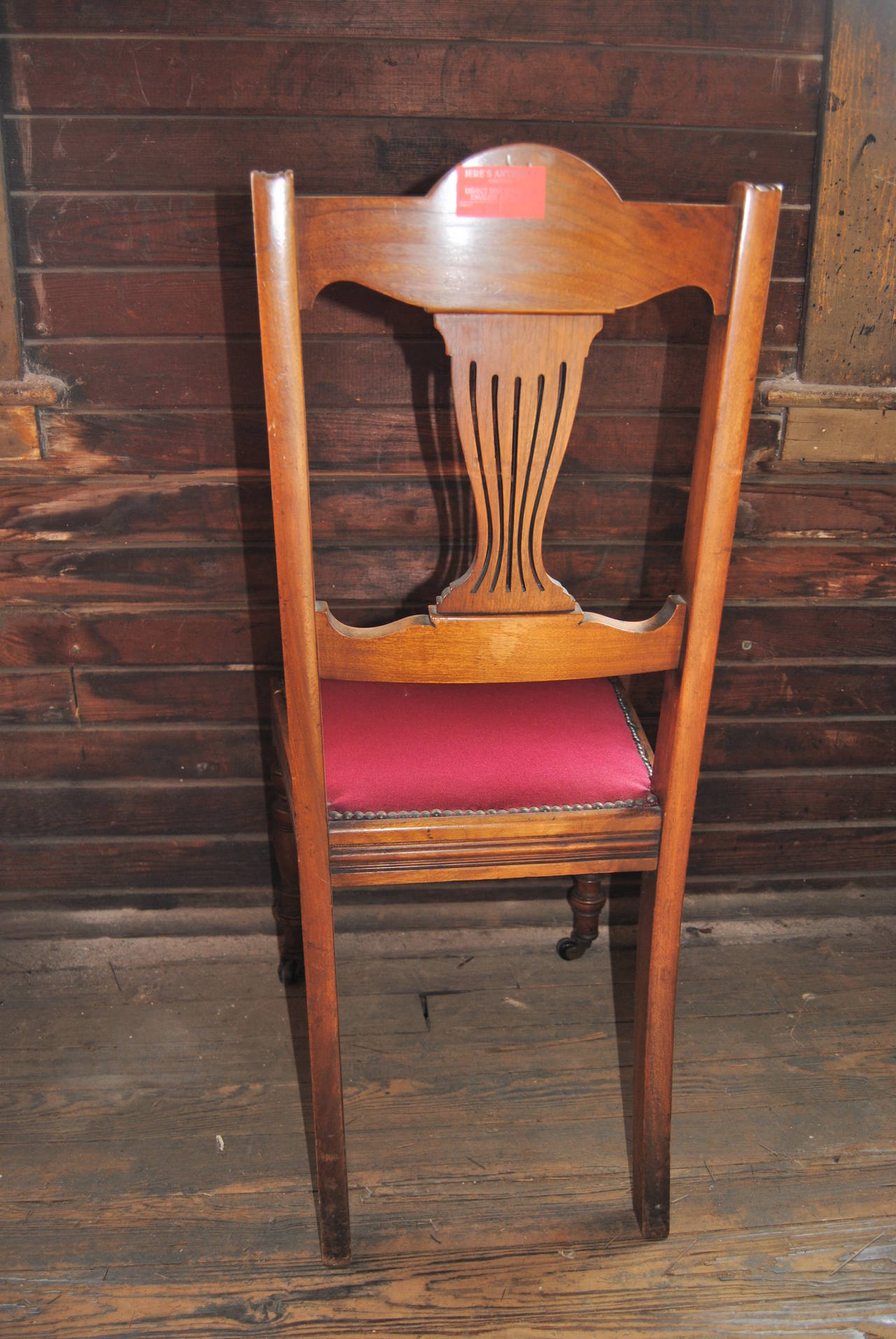 Set of 18 19th Century English Walnut Chairs 1