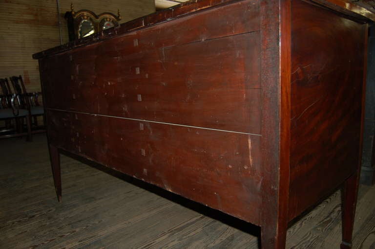 19th Century English Mahogany Sideboard In Good Condition In Savannah, GA