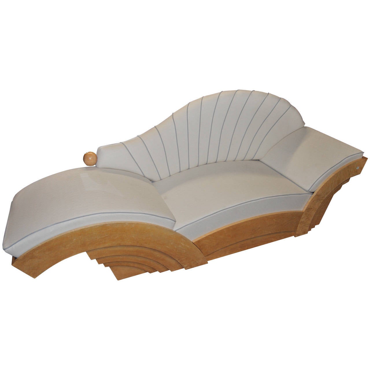 Poltronova Designed Bird'sEye Maple Sofa at 1stdibs