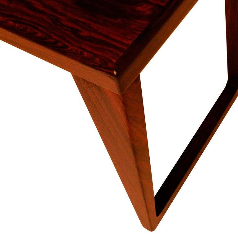 A  Brazilian rosewood coffee table by Kai Kristiansen, Denmark 1960's In Excellent Condition In Olofstrom, SE