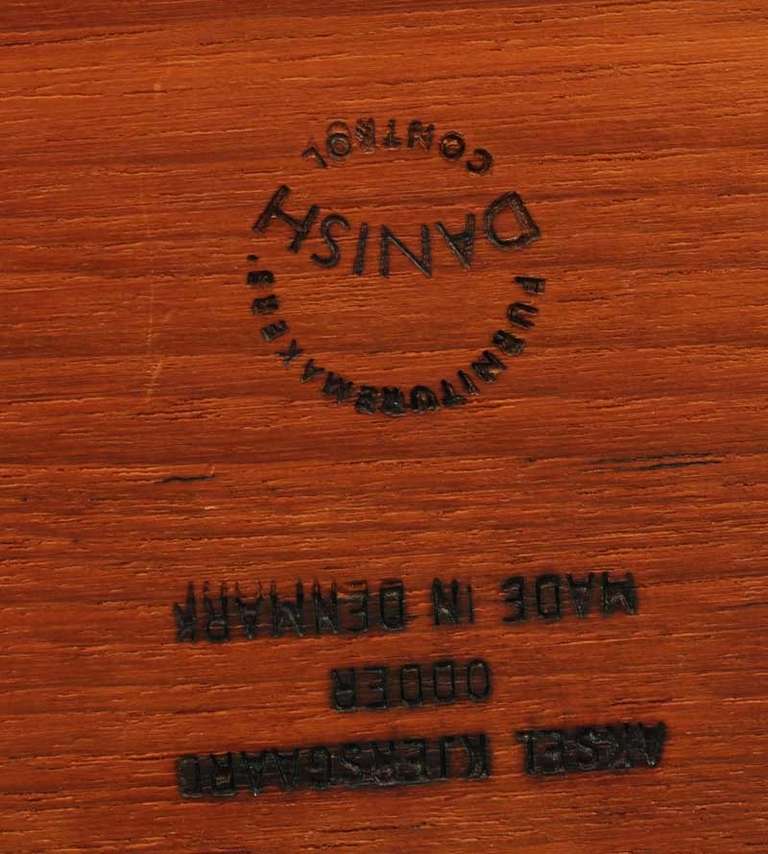 Mid-20th Century A  Brazilian rosewood coffee table by Kai Kristiansen, Denmark 1960's