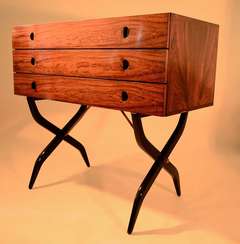 H.W. Klein Rosewood Commode on David Rosen sculpted legs