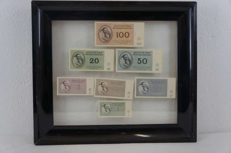 Paper Money from the Jewish Ghetto For Sale