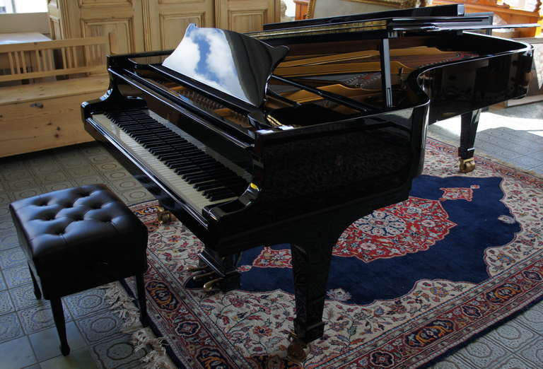 Grand Piano Steinway & Sons, 1985

-) Model D - 274  /  Op-494540
-) weight: 480kg
-) 3 Pedals, 7 1/4 octaves
-) double swivel castors 
-) hammers and strings original
-) The piano was played until 2000 and until 1998, regularly