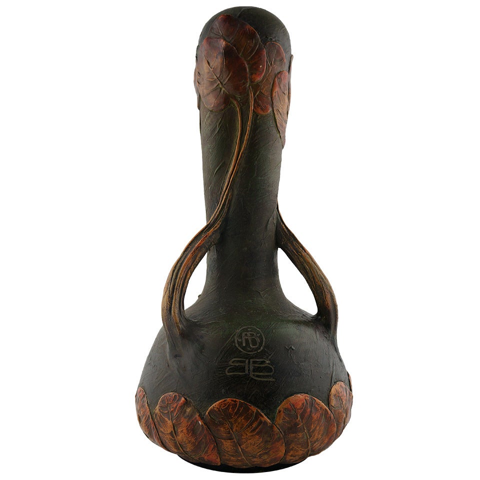 20th c. Rare Goldscheider Amphora, ca. 1920 For Sale
