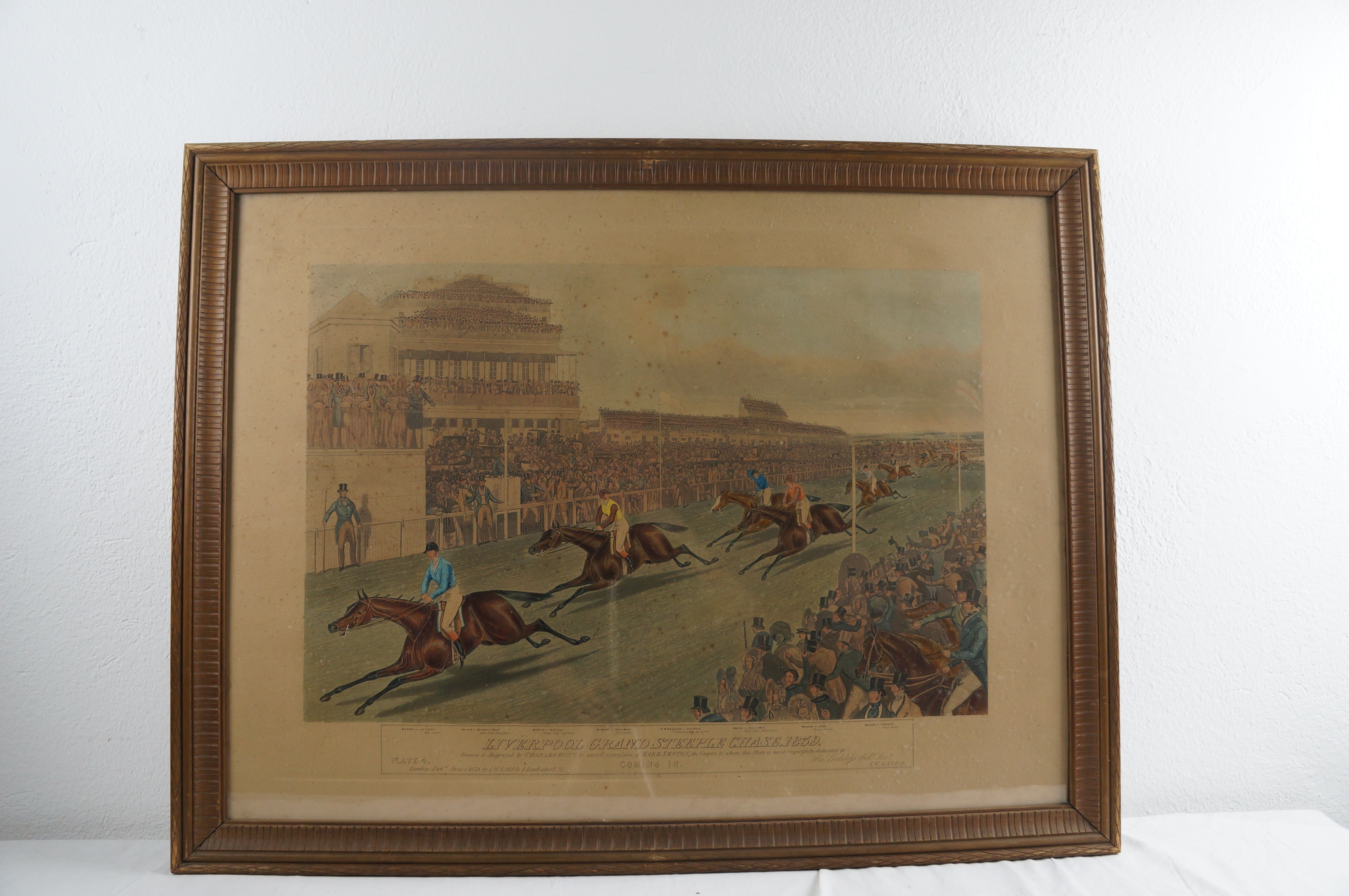 19th Century Steeplechase by Charles Hunt, Liverpool For Sale