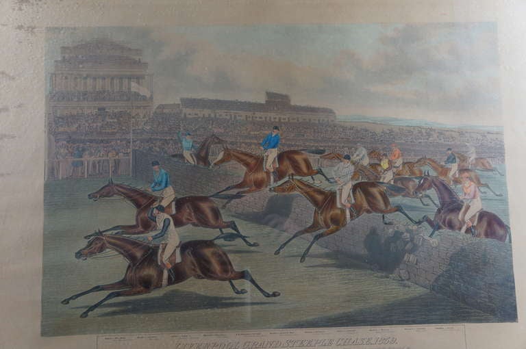 19th Century Steeplechase by Charles Hunt, Liverpool In Good Condition For Sale In Niederrussback, AT