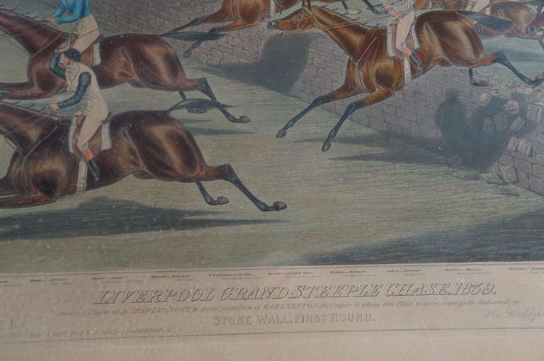 19th Century Steeplechase by Charles Hunt, Liverpool For Sale 1