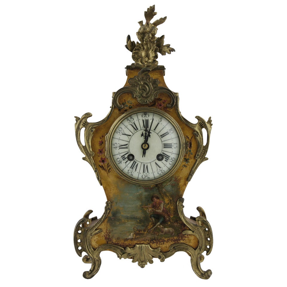 19th French Clock, Movement by Japy Freres & Cie For Sale