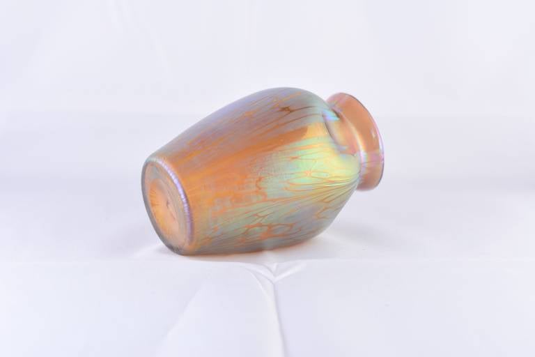 Art Nouveau 19th Century Medici Maron Loetz Vase For Sale