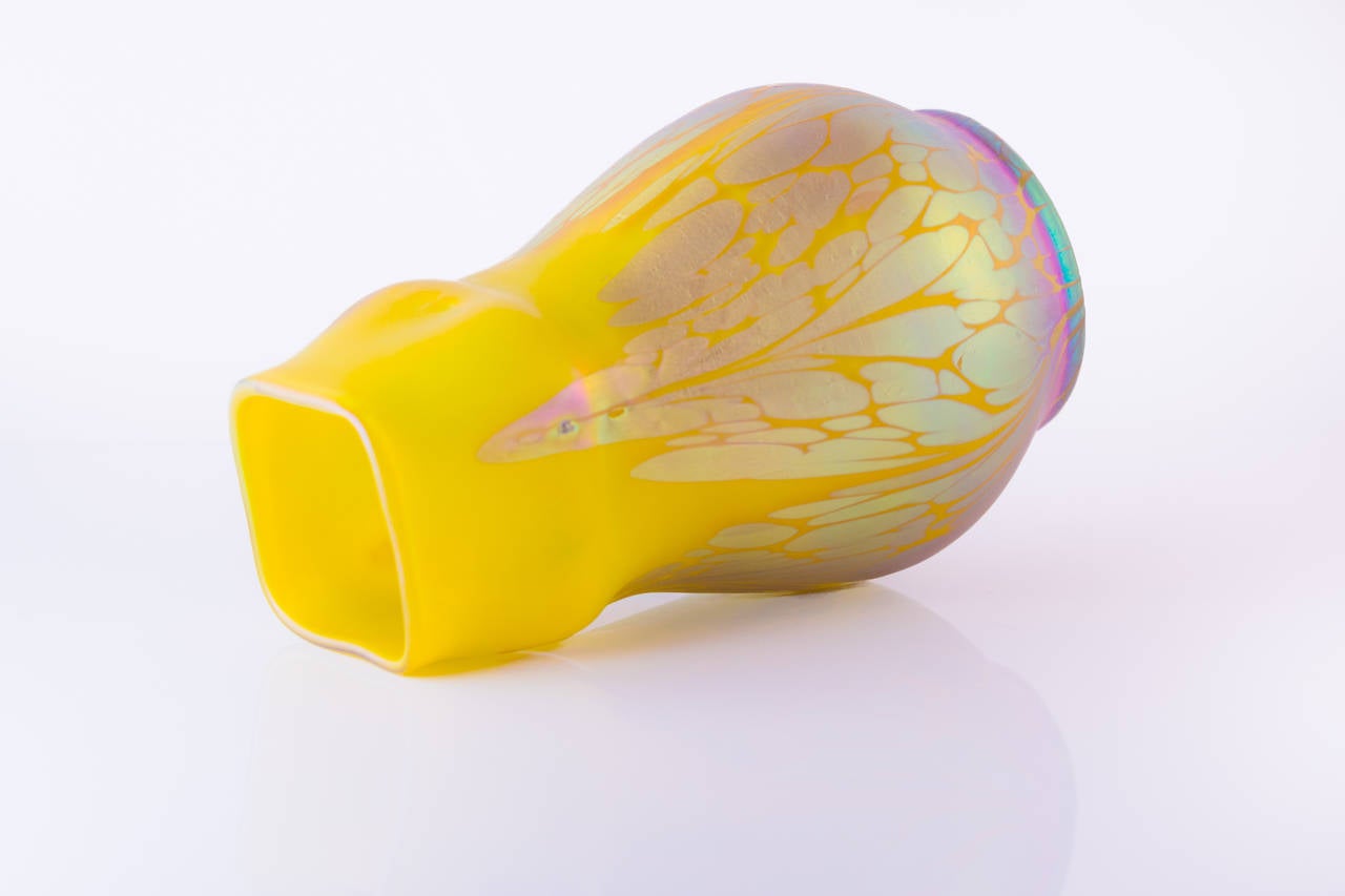Medici Metallic Loetz Vase For Sale 1